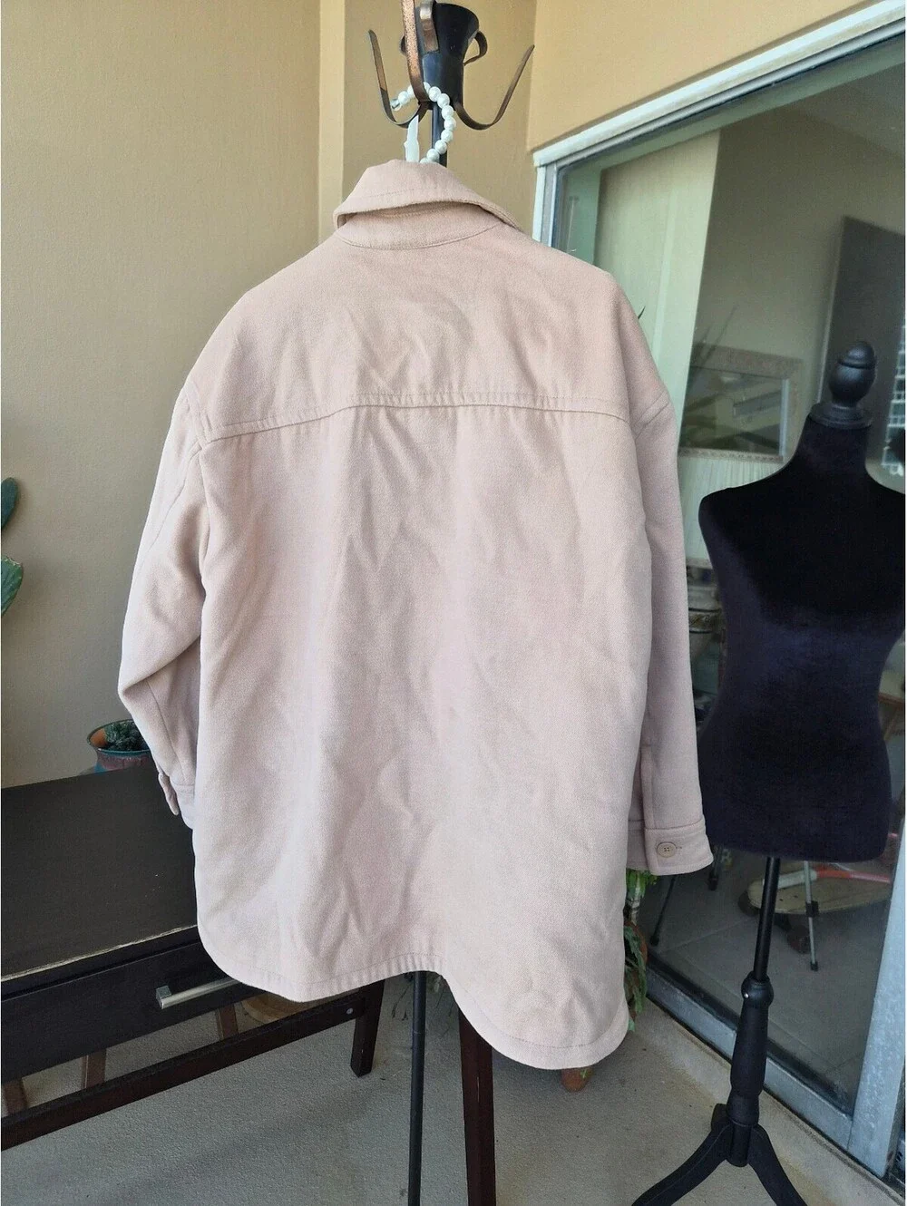 Abercrombie & Fitch Beige Shirt Jacket Size S [COPY]